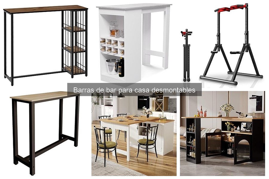 Opiniones sobre Barras de Bar Desmontables para Casa