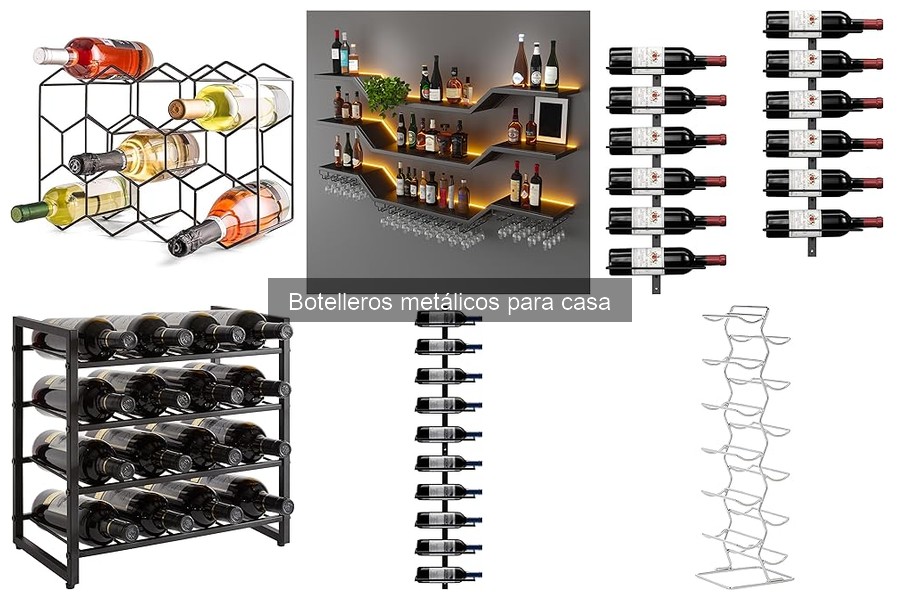 Opiniones sobre botelleros metálicos para casa
