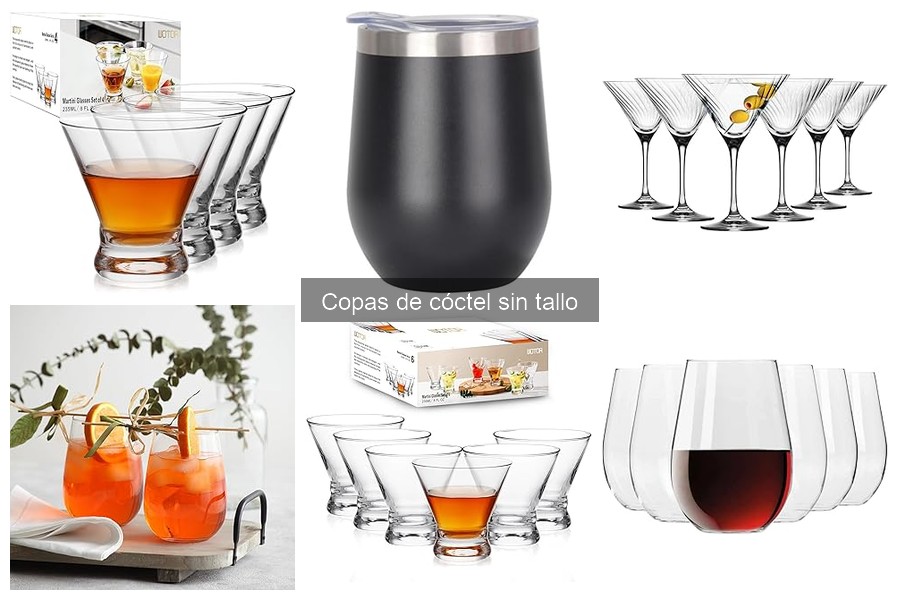 Opiniones sobre Copas de Cóctel sin Tallo: Experiencias Reales