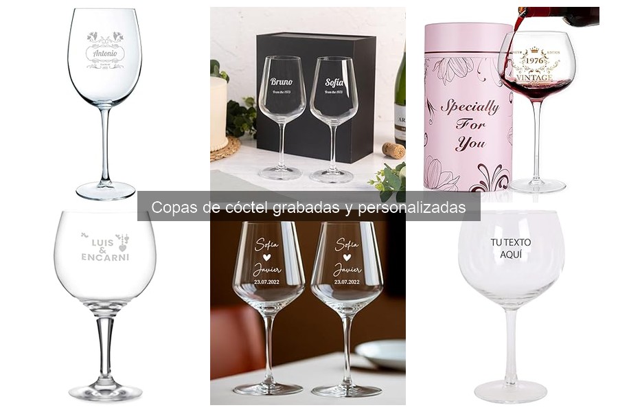 Opiniones sobre copas de cócteles personalizadas