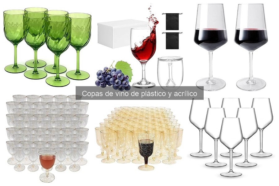 Opiniones sobre copas de vino de acrílico: ¿valen la pena?