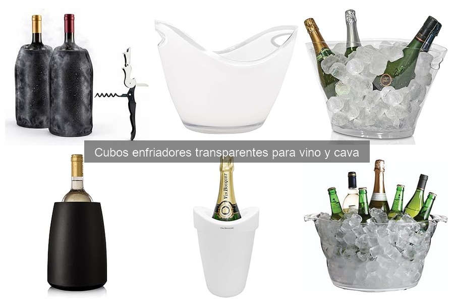 Opiniones sobre cubos enfriadores transparentes de marcas populares