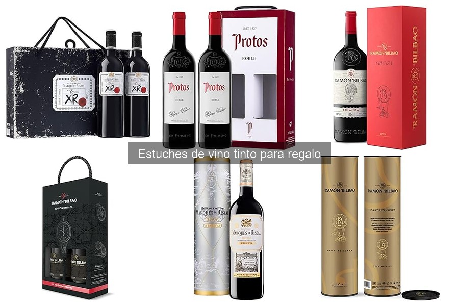 Opiniones sobre estuches de vino tinto para regalar