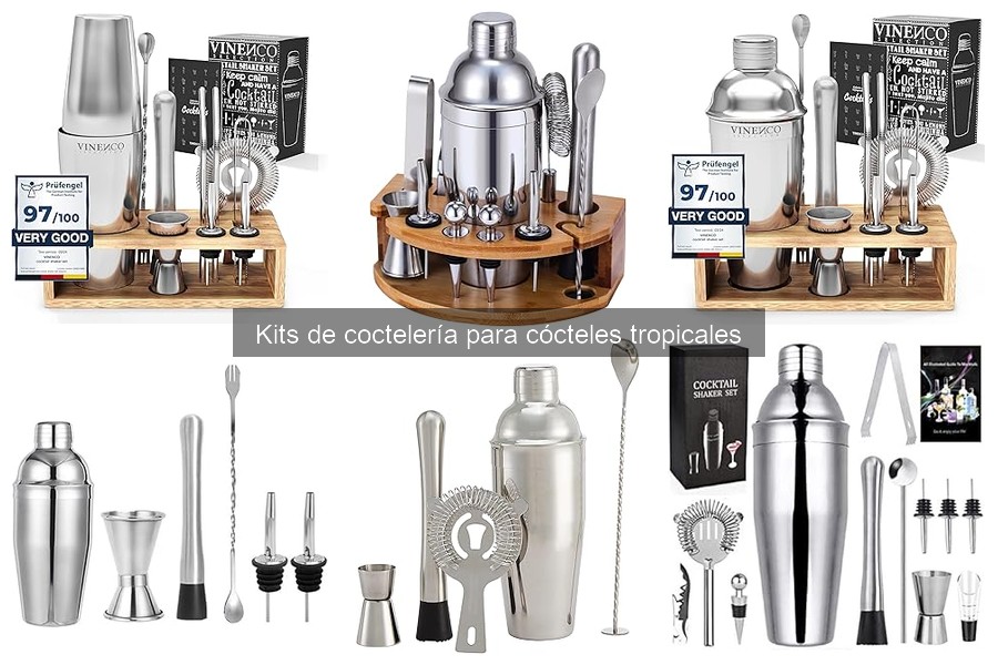 Opiniones sobre kits de coctelería para cócteles tropicales
