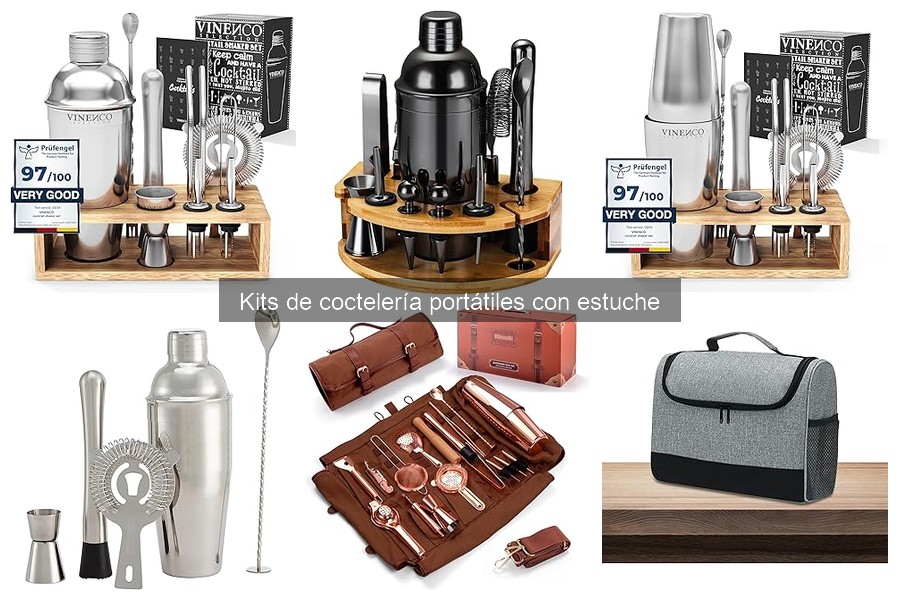 Opiniones sobre kits de coctelería portátiles y sus ventajas