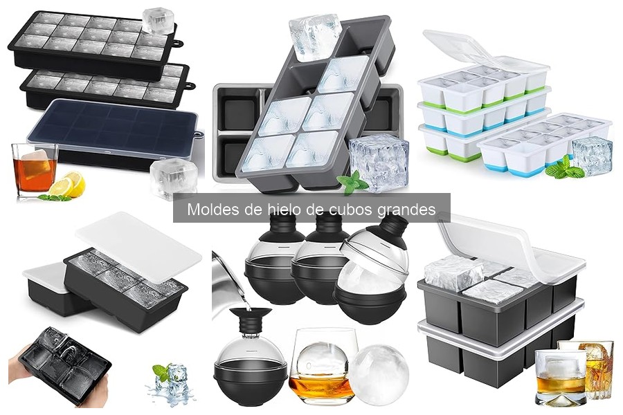 Opiniones sobre Moldes de Hielo de Cubos Grandes para Bebidas