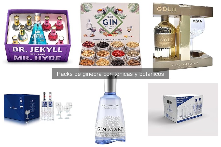 Opiniones sobre packs de ginebra con tónicas y botánicos