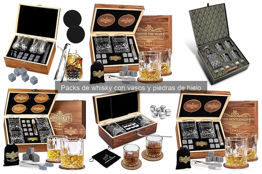 Opiniones sobre Packs de Whisky con Vasos y Piedras de Hielo