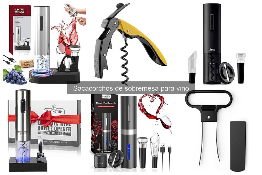 Opiniones sobre sacacorchos de sobremesa: ¿Cuál elegir?