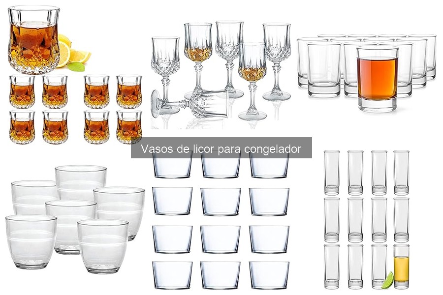Opiniones sobre vasos de licor para congelador: Guía completa