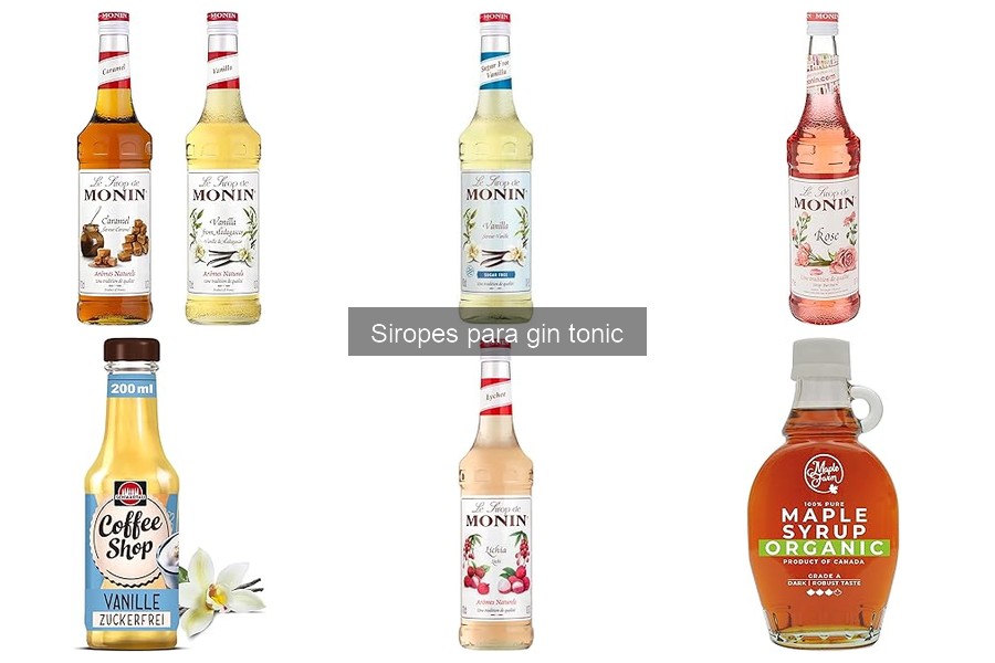 Personaliza tu gin tonic con siropes: Combinaciones únicas