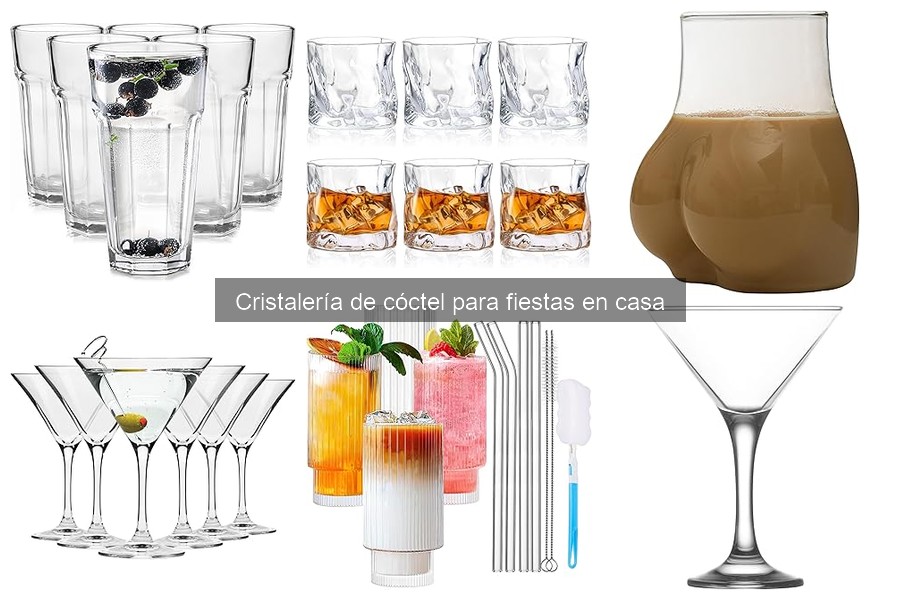 ¿Por qué elegir copas de cristal para cócteles en casa?
