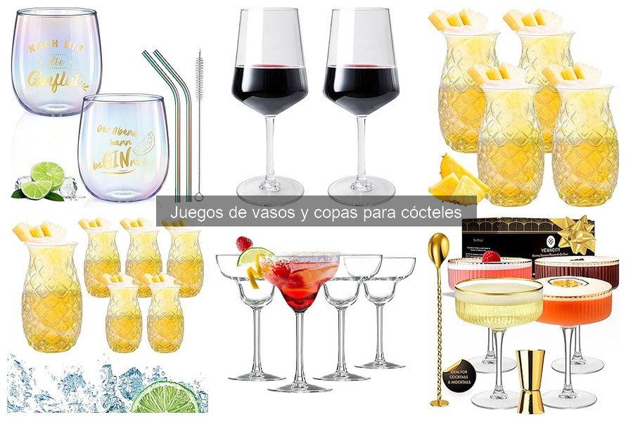 ¿Por qué invertir en un buen juego de vasos para cócteles?