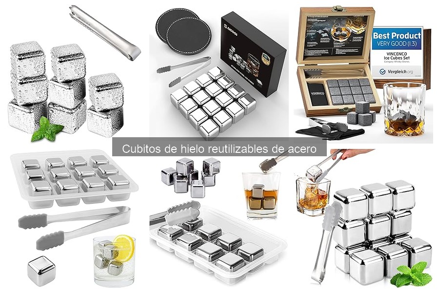 Precio de cubitos de hielo reutilizables de acero inoxidable
