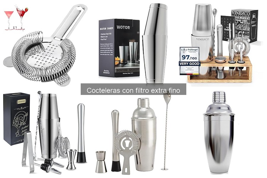 Precios de cocteleras con filtro extra fino en Amazon