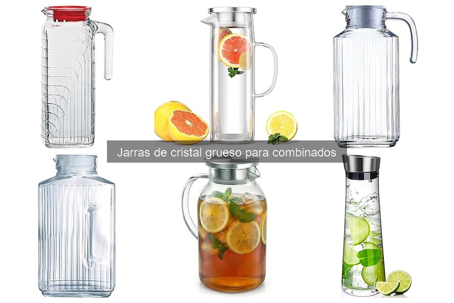 Precios de jarras de cristal grueso: factores y comparativas