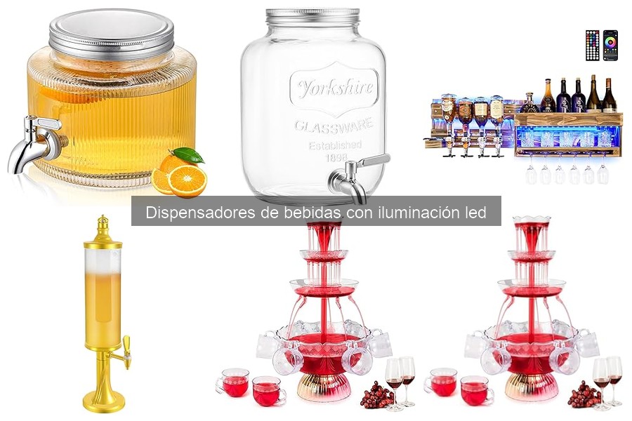 Precios y dónde comprar dispensadores de bebidas LED