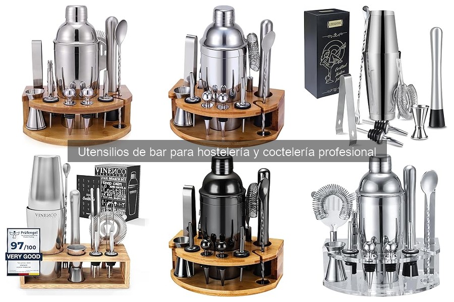 Preguntas frecuentes sobre utensilios de coctelería