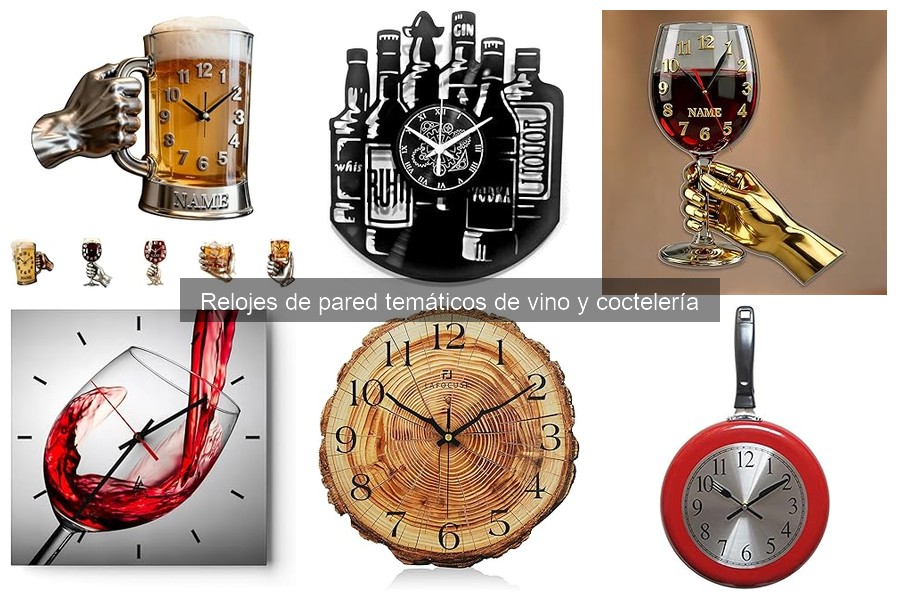 Problemas comunes al configurar relojes de pared de vino y cócteles
