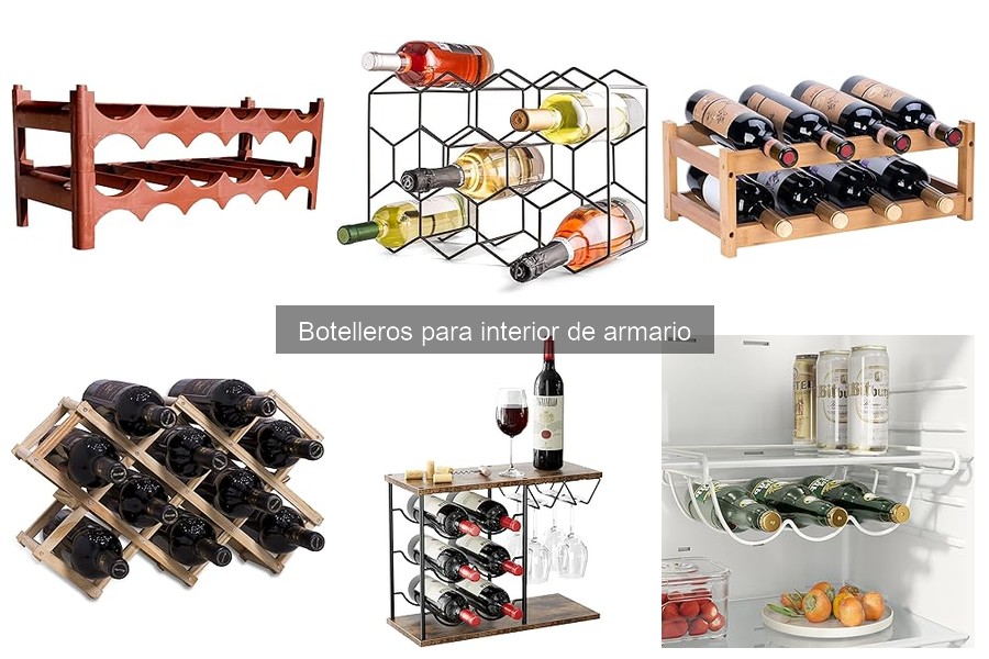 Problemas comunes al usar botelleros de armario