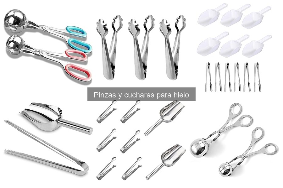 Problemas comunes al usar pinzas y cucharas para hielo