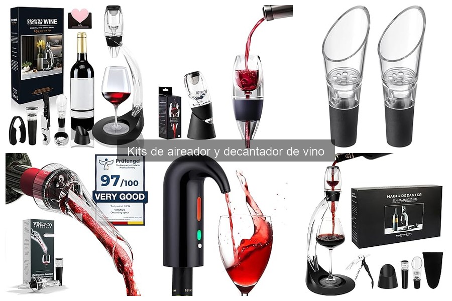 Problemas comunes al usar un aireador y decantador de vino