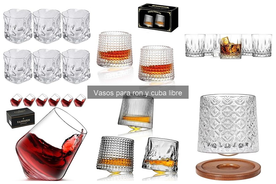 Problemas comunes al usar vasos para ron y cuba libre
