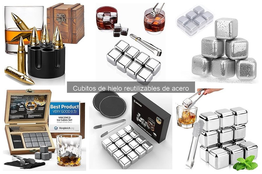 Problemas comunes con cubitos de hielo reutilizables de acero