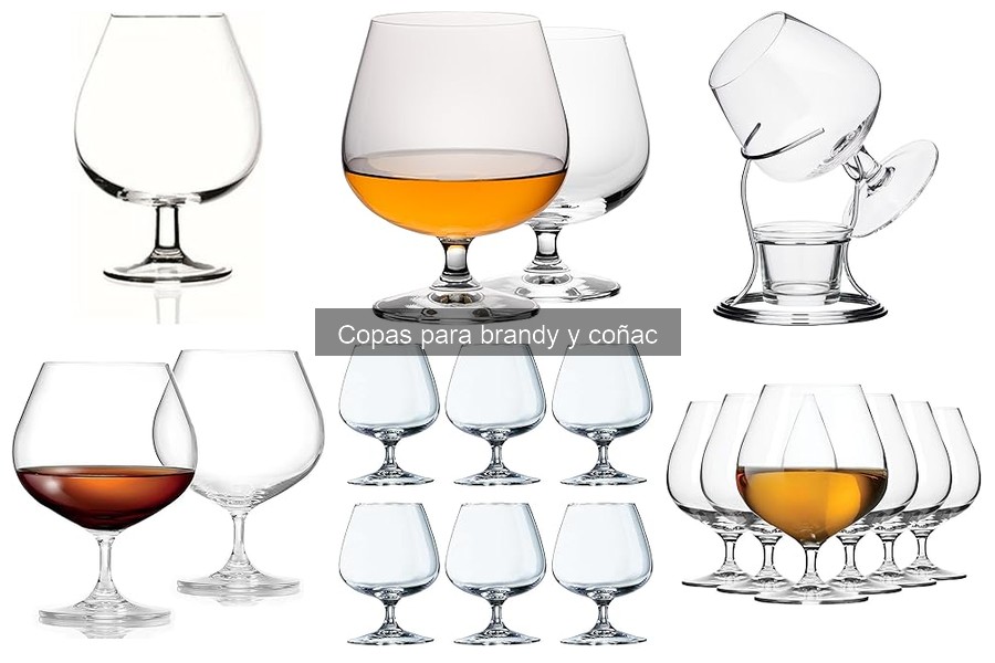 ¿Pueden usarse las copas de brandy para otros licores?