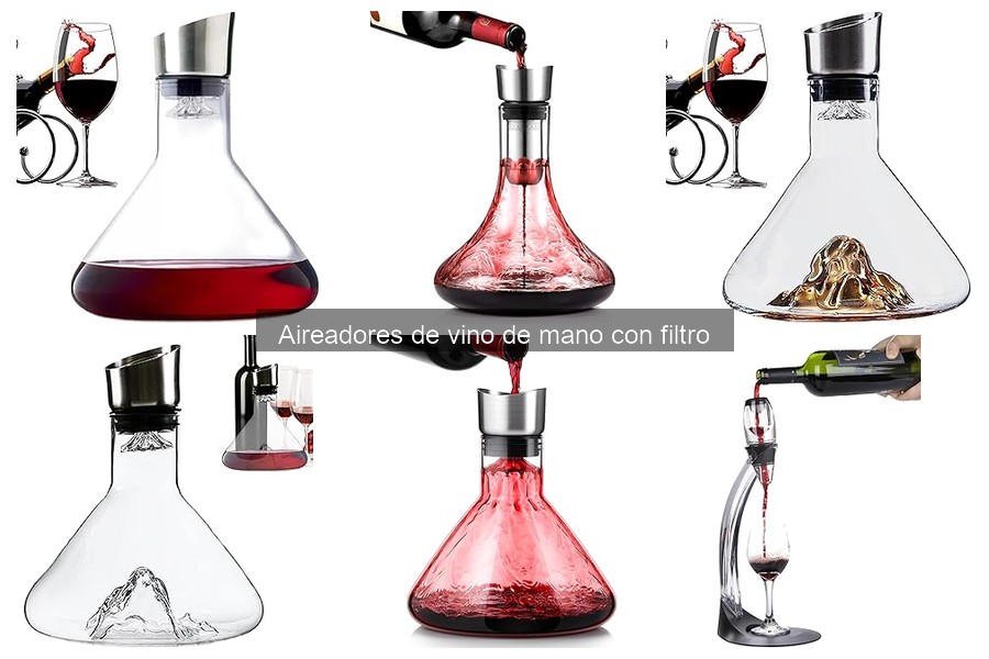 ¿Qué es un aireador de vino de mano con filtro?