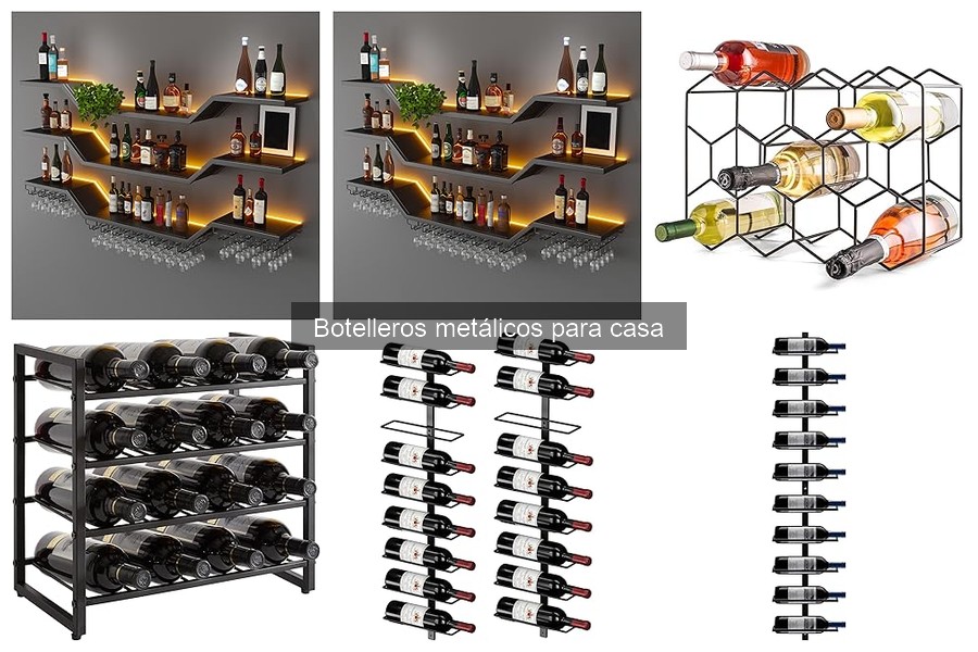 ¿Qué es un botellero metálico? Características y beneficios