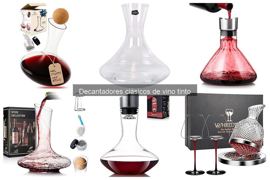¿Qué es un decantador de vino tinto? Función y beneficios