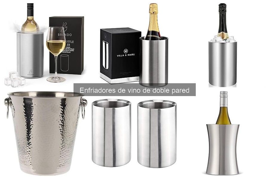 ¿Qué es un enfriador de vino de doble pared?
