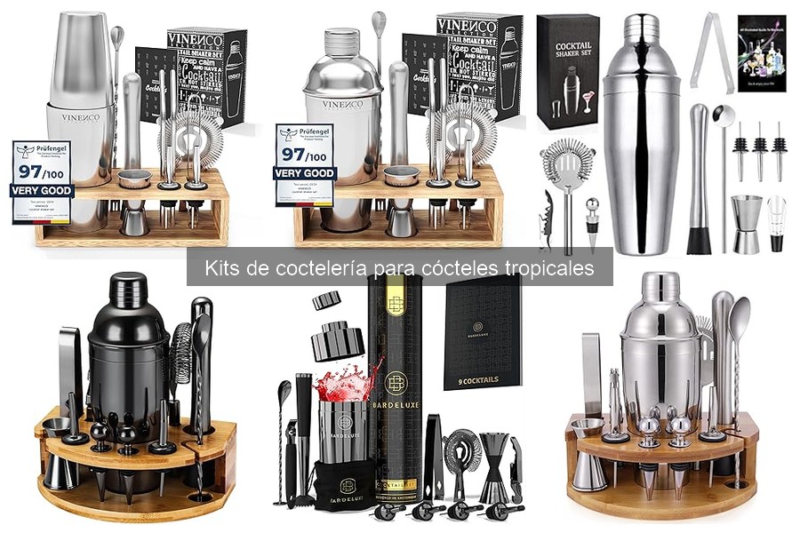 ¿Qué es un kit de coctelera para cócteles tropicales?