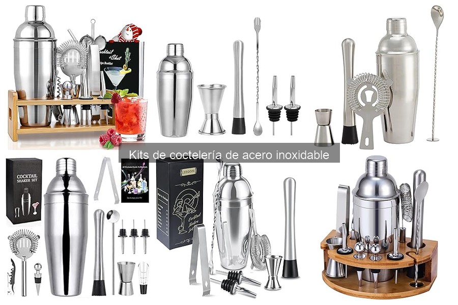 ¿Qué es un kit de coctelería de acero inoxidable?