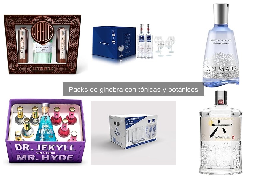 ¿Qué es un pack de ginebra con tónicas y botánicos?