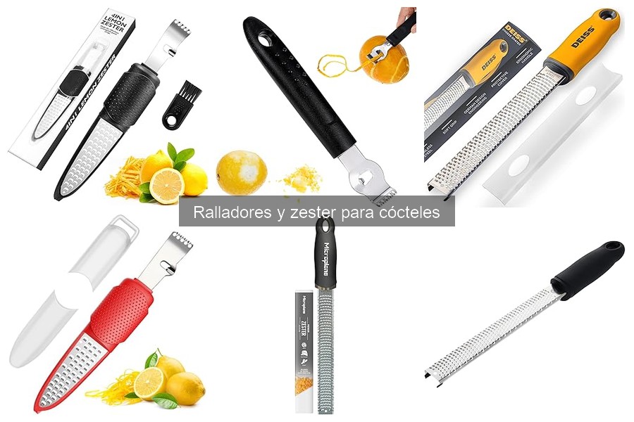 ¿Qué es un Rallador y Zester para Cócteles?