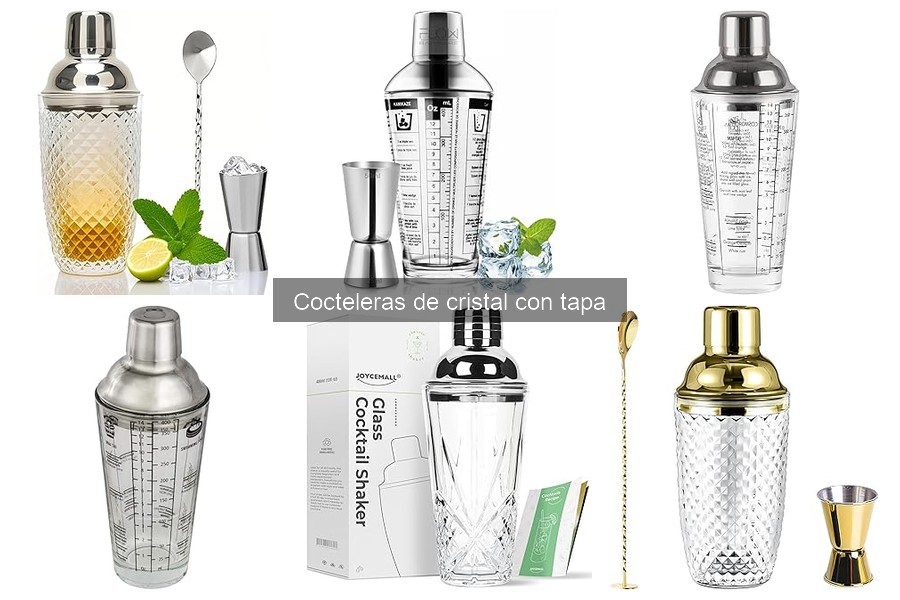 Qué es una coctelera de cristal con tapa y sus ventajas