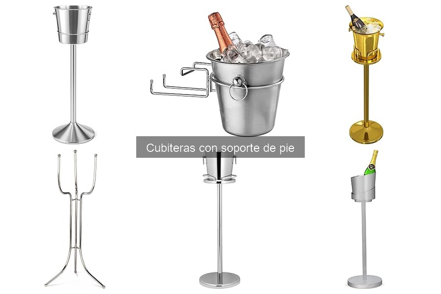 ¿Qué es una cubitera con soporte de pie? Características y ventajas