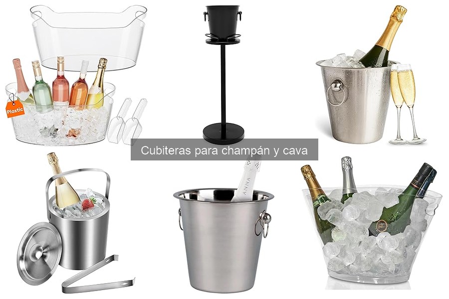 ¿Qué es una cubitera para champán y cava?