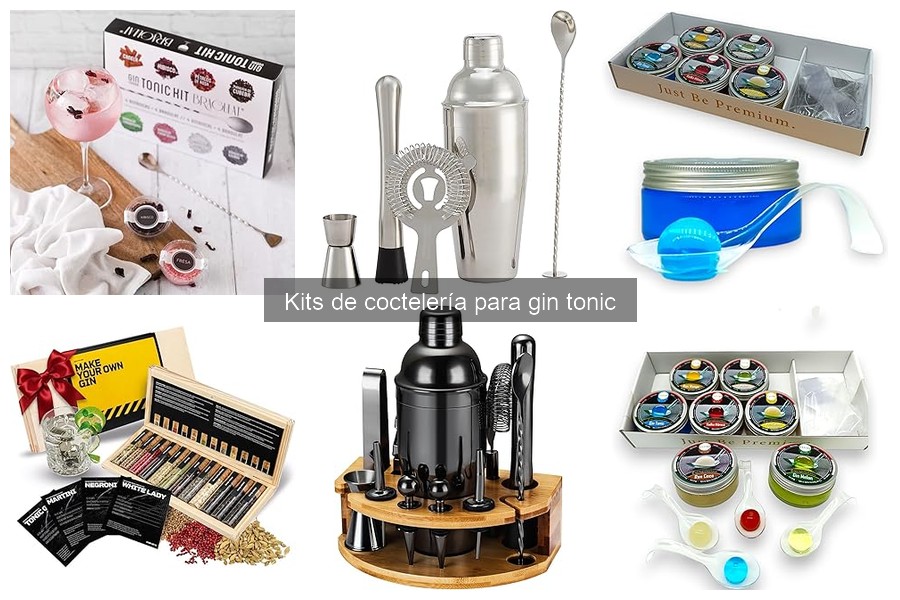 ¿Qué incluye un kit de coctelería para gin tonic?