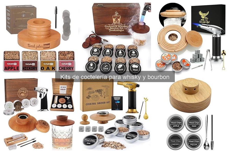 ¿Qué incluye un kit de coctelería para whisky y bourbon?