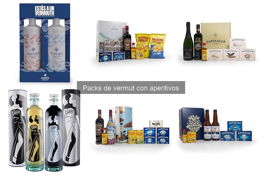 Qué incluye un pack de vermut con aperitivos