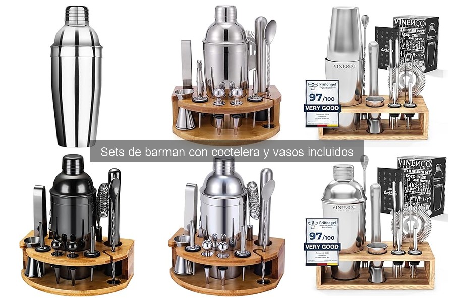 ¿Qué incluye un set de barman? Elementos esenciales