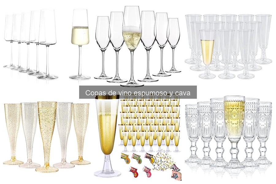 ¿Qué son las copas de vino espumoso? Características y diseño
