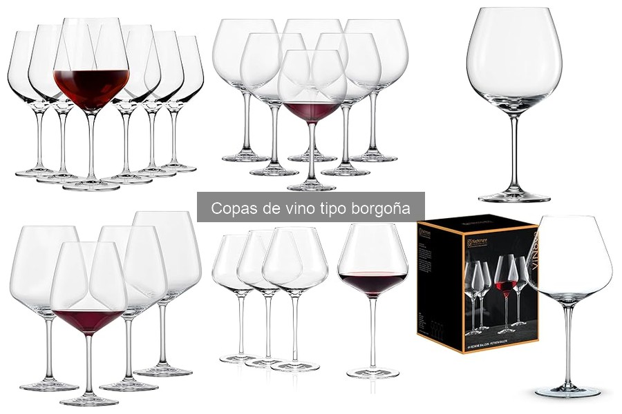 ¿Qué son las copas de vino tipo borgoña? Características y beneficios