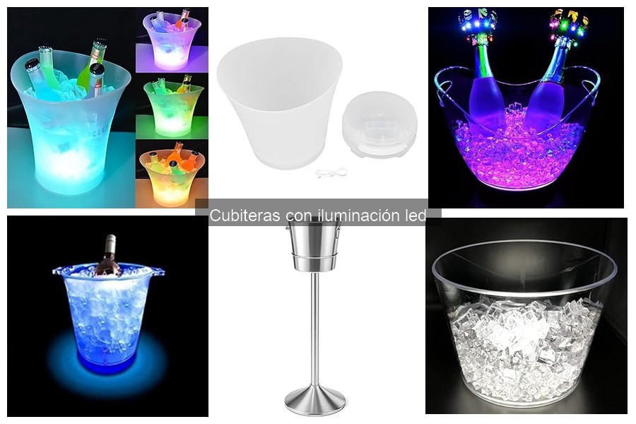 ¿Qué son las cubiteras con iluminación LED? Descúbrelas