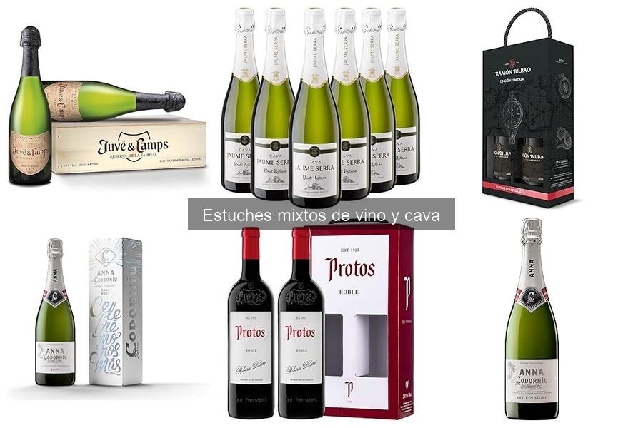 ¿Qué son los estuches mixtos de vino y cava?