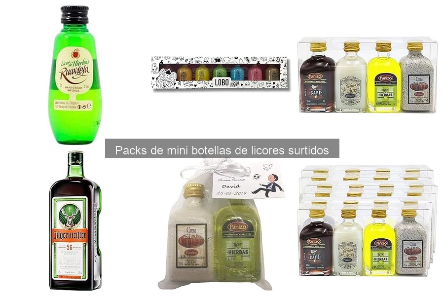 ¿Qué son los packs de mini botellas de licores surtidos?