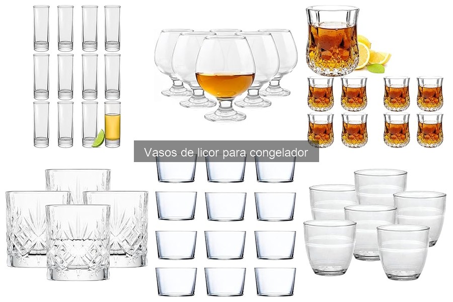 ¿Qué son los vasos de licor para congelador? Descubre sus ventajas